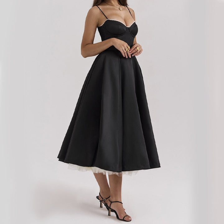 Drune | Elegante Partykleid Ohne Ärmel für Damen
