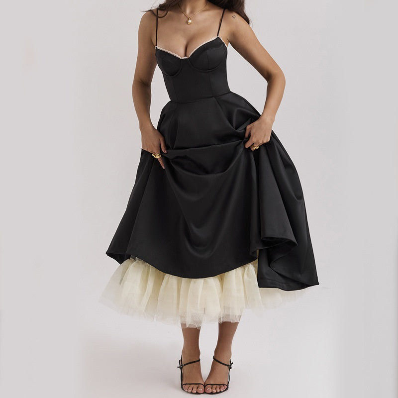 Drune | Elegante Partykleid Ohne Ärmel für Damen