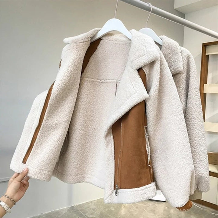 Drune | Sherpa-gefütterte Jacke - Farbblockdesign - Gemütlich & Stilvoll - Winterlage