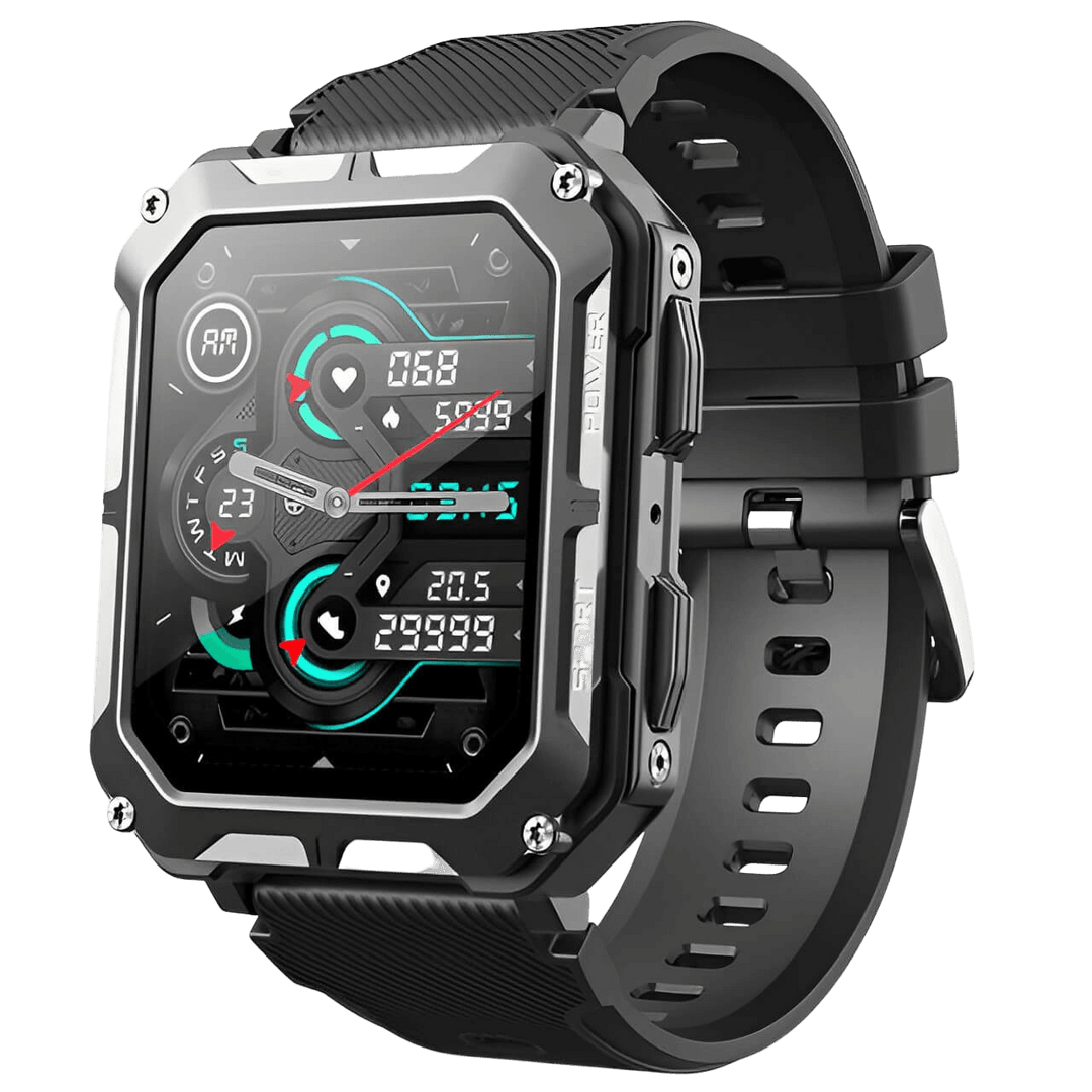 Drune | Herren Smartwatch Mit Wasserdichtigkeit Und Fortschrittlichen Funktionen