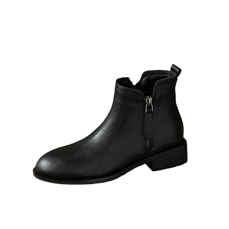 Drune | Stylische Knöchelstiefel mit Reißverschluss und modernen Details