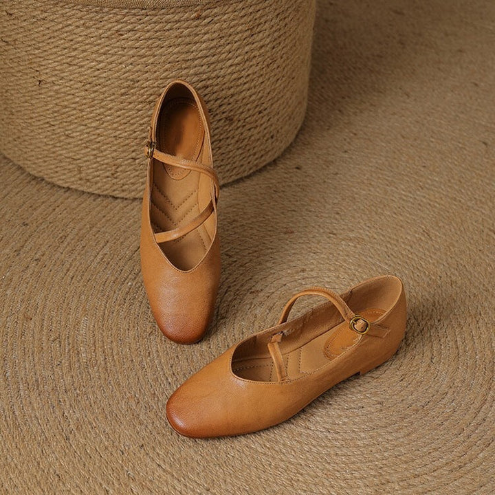 Klassische Damenschuhe aus Leder Drune Drune