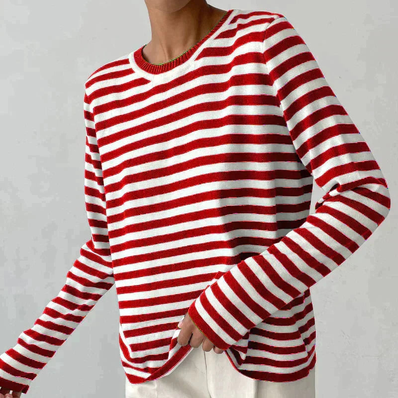Drune | Elegantes Gestreiftes T-Shirt