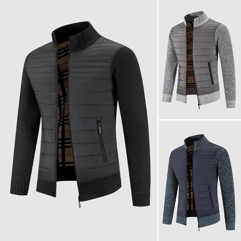 Drune | Herren Steppjacke - Mit Reißverschluss