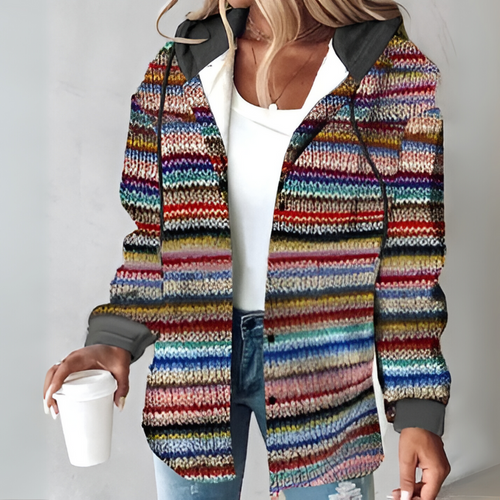 Drune | Gemütliche Damenjacke mit Kapuze