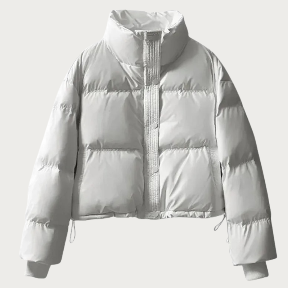 Drune | Damen Kurze Pufferjacke mit Hohem Kragen und Isolierender Füllung