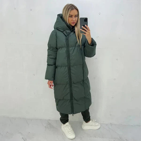 Drune | Wintermantel Langer Warmer Damenmantel für Den Winter