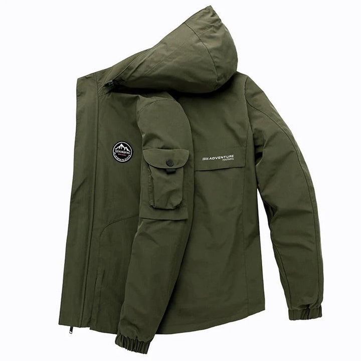 Drune | Wasserdichte Winterjacke mit Kapuze für Männer