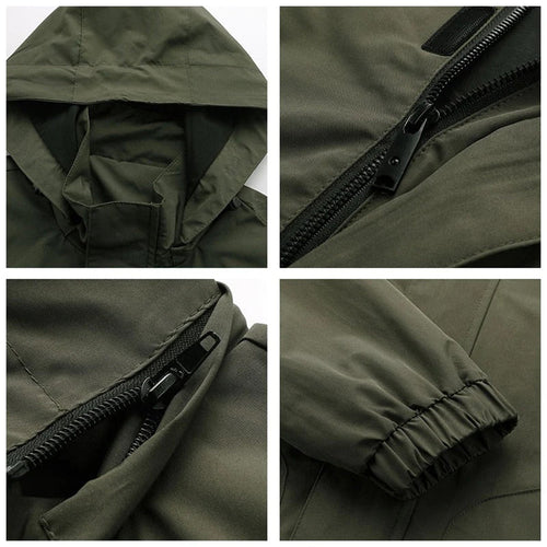 Drune | Wasserdichte Winterjacke mit Kapuze für Männer