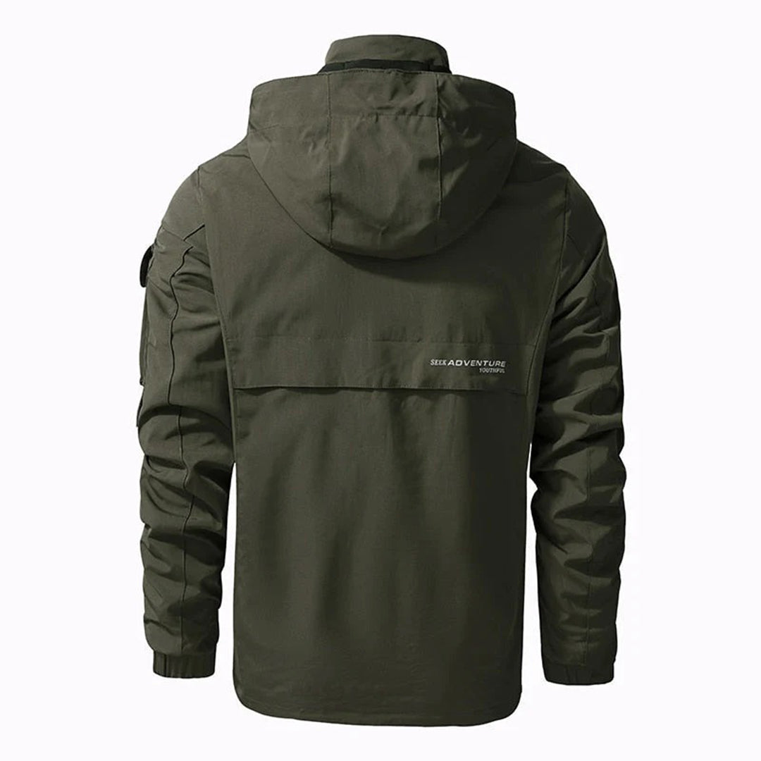 Drune | Wasserdichte Winterjacke mit Kapuze für Männer