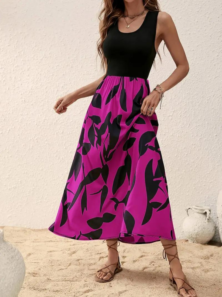 Drune | Ärmelloses Boho Maxikleid