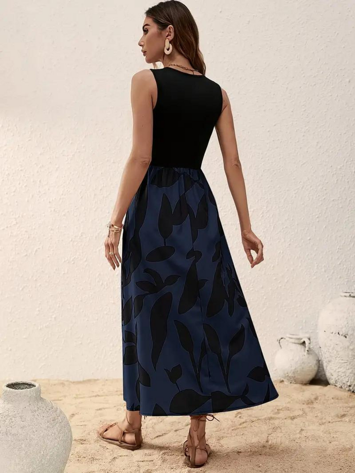 Drune | Ärmelloses Boho Maxikleid