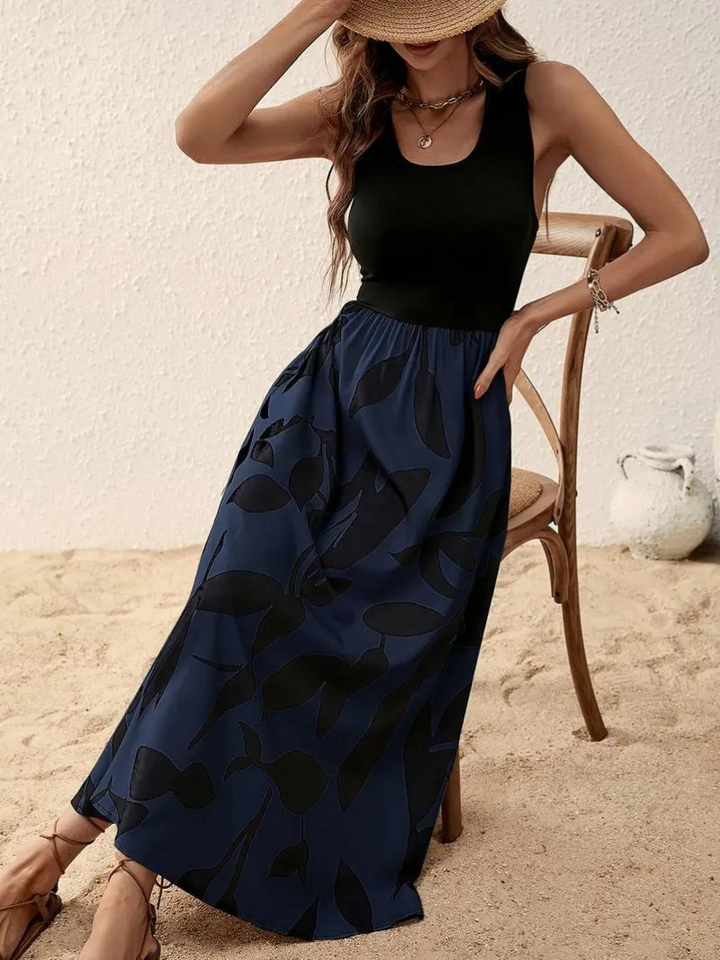 Drune | Ärmelloses Boho Maxikleid