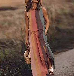 Drune | Sonnenkleid Floral Schlitz Drune | Kleid Sommerkleid