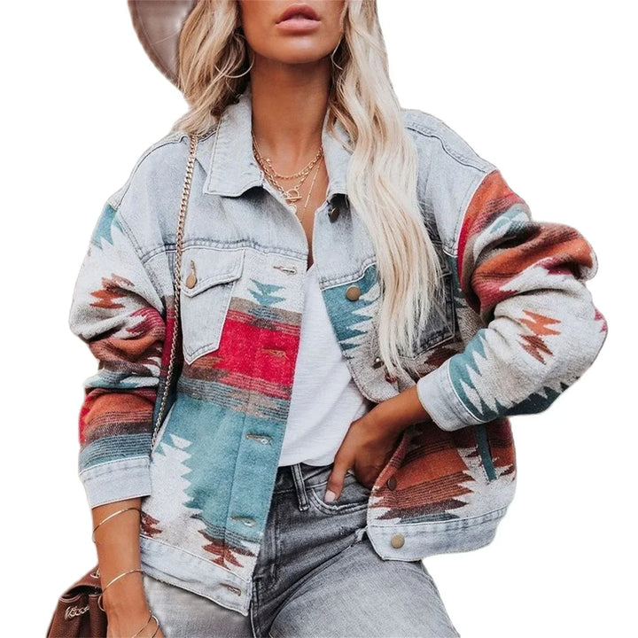 Drune | Zweifarbige Aztekenjacke Vintage und belebend