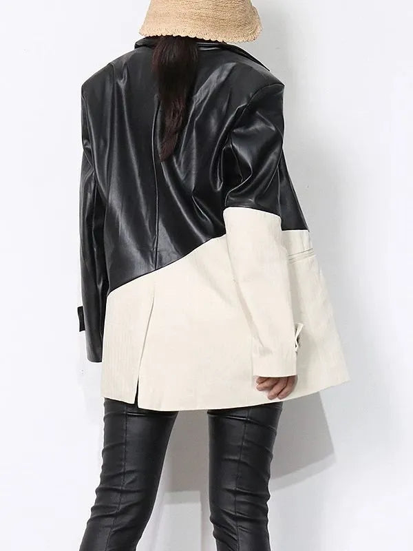 Drune | PU-Lederjacke Elegant & funktional