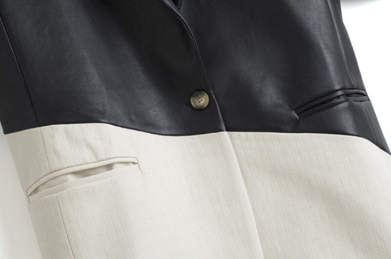 Drune | PU-Lederjacke Elegant & funktional