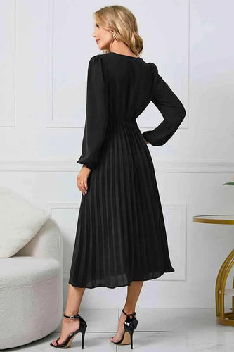 Drune Damen Plissee Kleid