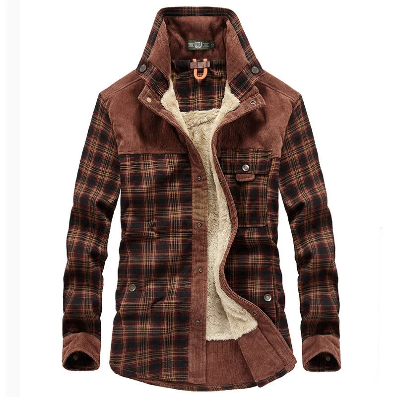 Drune | Wintermantel Herren fleece gefüttert