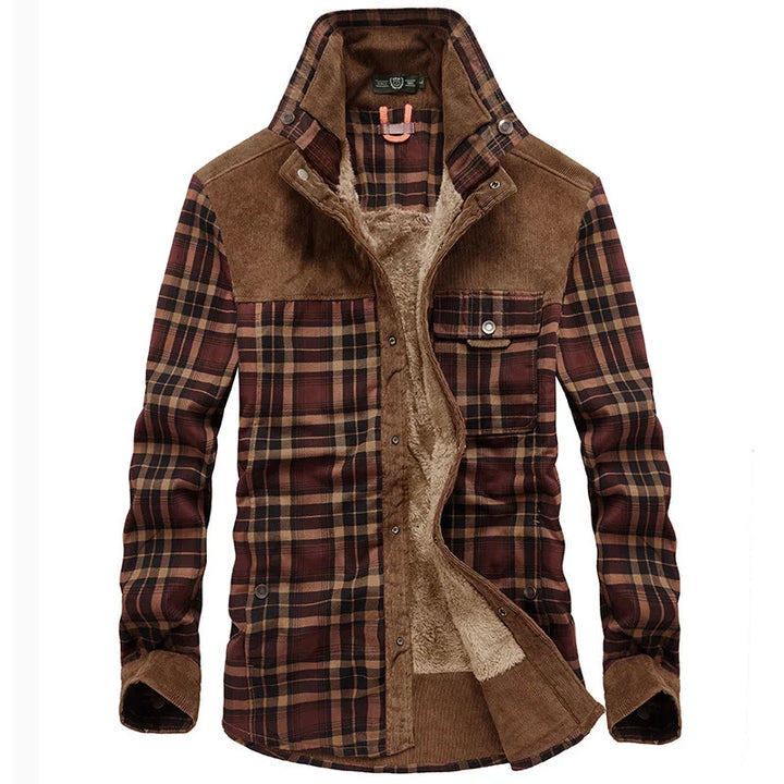 Drune | Wintermantel Herren fleece gefüttert