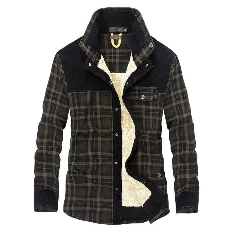 Drune | Wintermantel Herren fleece gefüttert