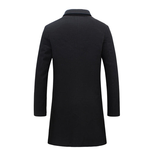 Drune | Herren-Einreiher-Trenchcoat - Formell