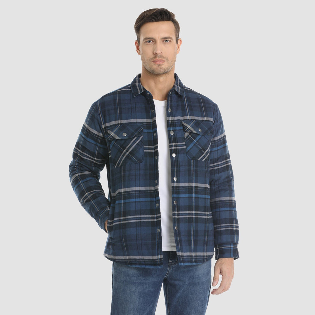 Drune | Herren Flanellhemdjacke