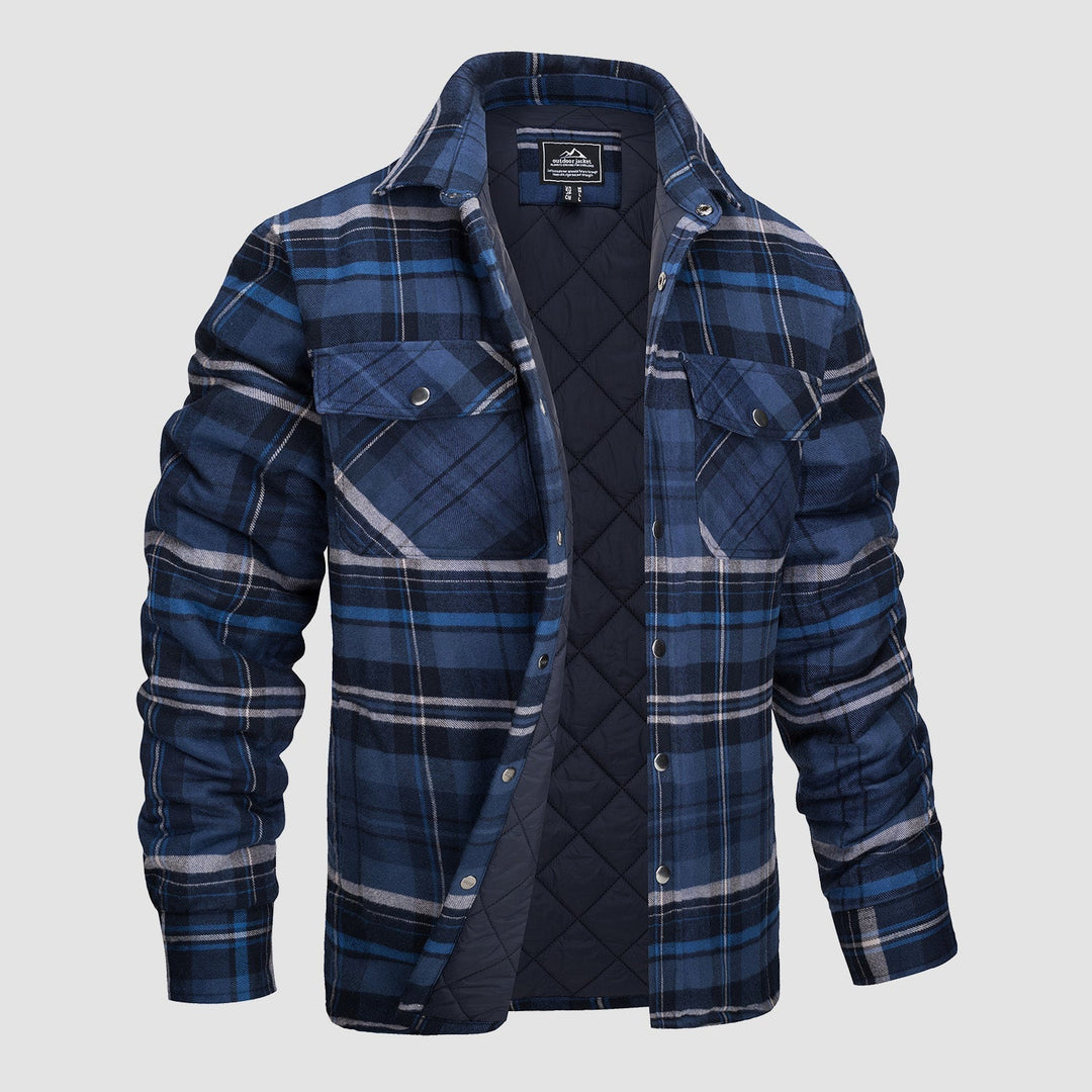 Drune | Herren Flanellhemdjacke