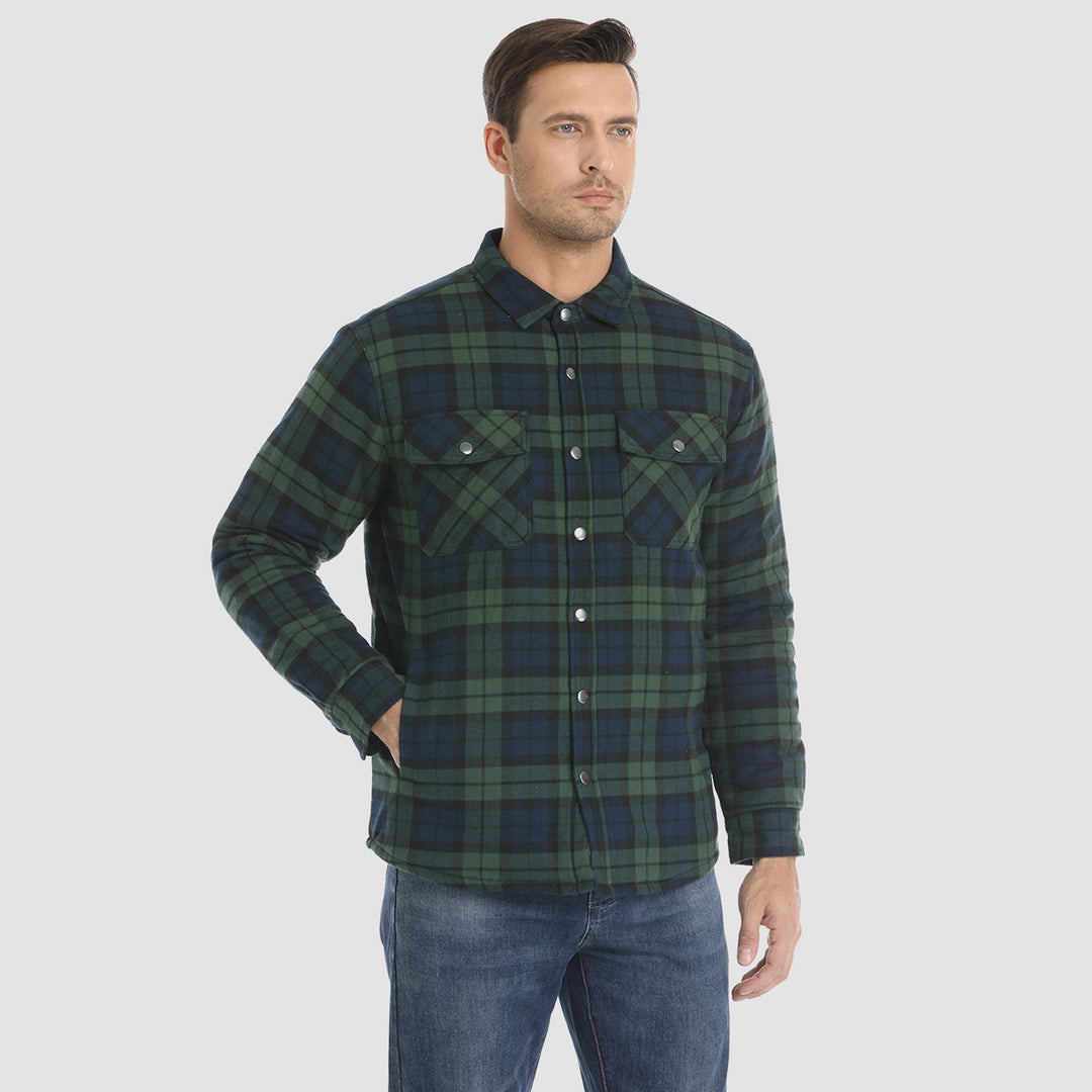 Drune | Herren Flanellhemdjacke