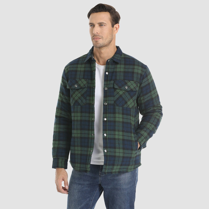 Drune | Herren Flanellhemdjacke