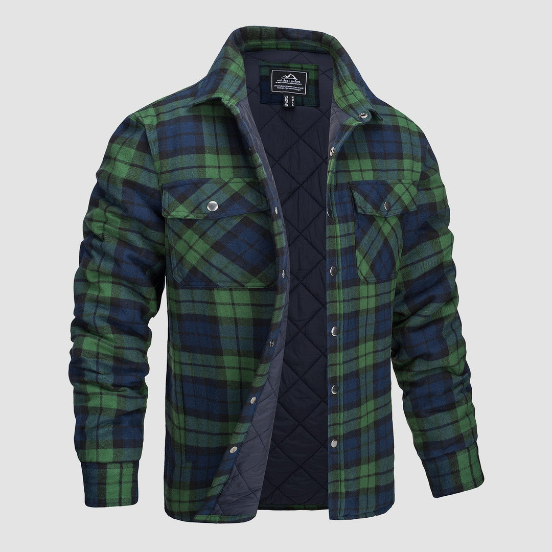 Drune | Herren Flanellhemdjacke