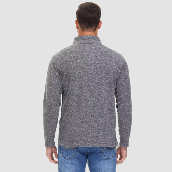 Drune - Herrenpullover mit Viertelreißverschluss
