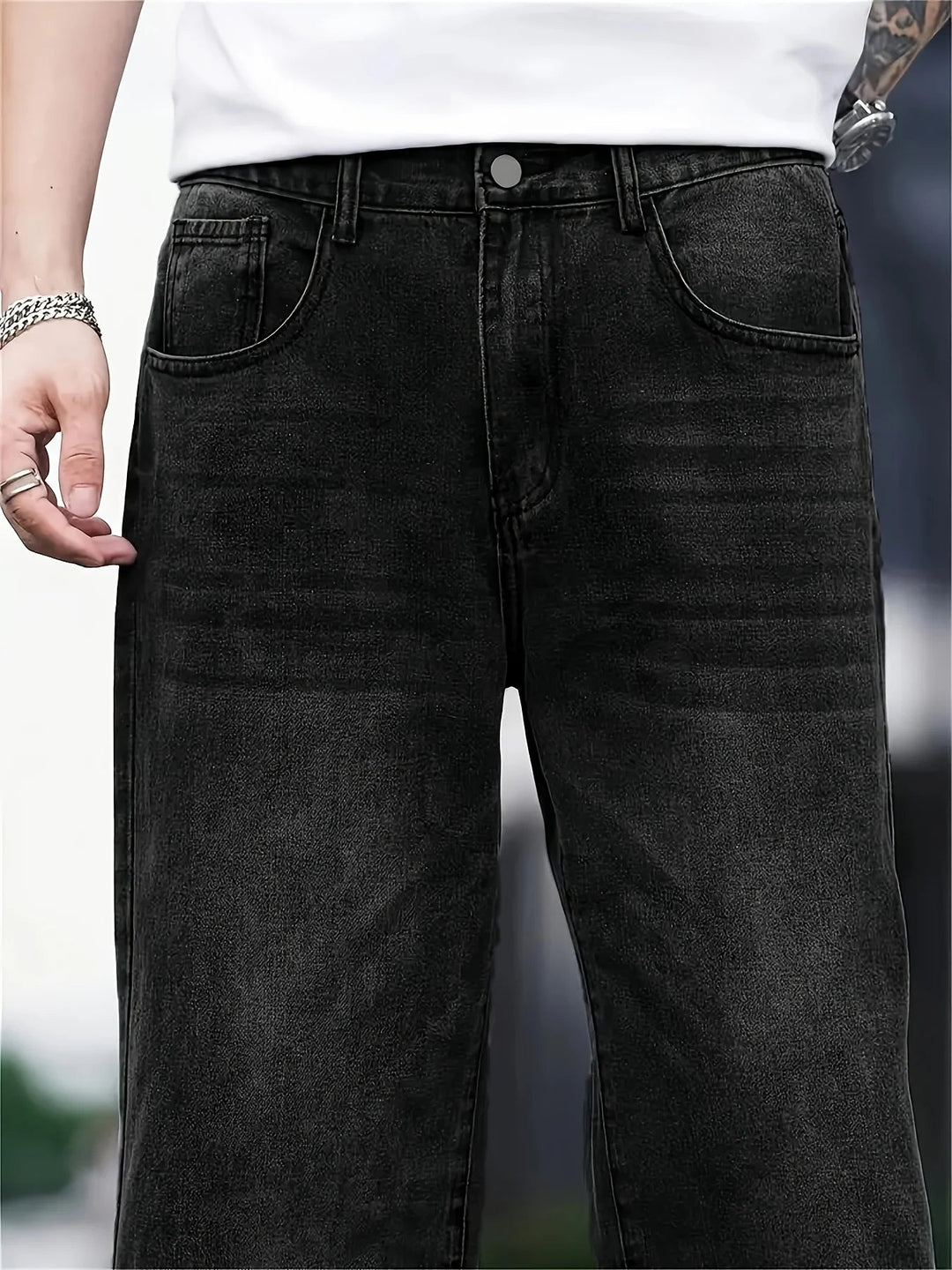 Drune | Baggy Jeans für Herren - Vintage Stil Relaxed Fit