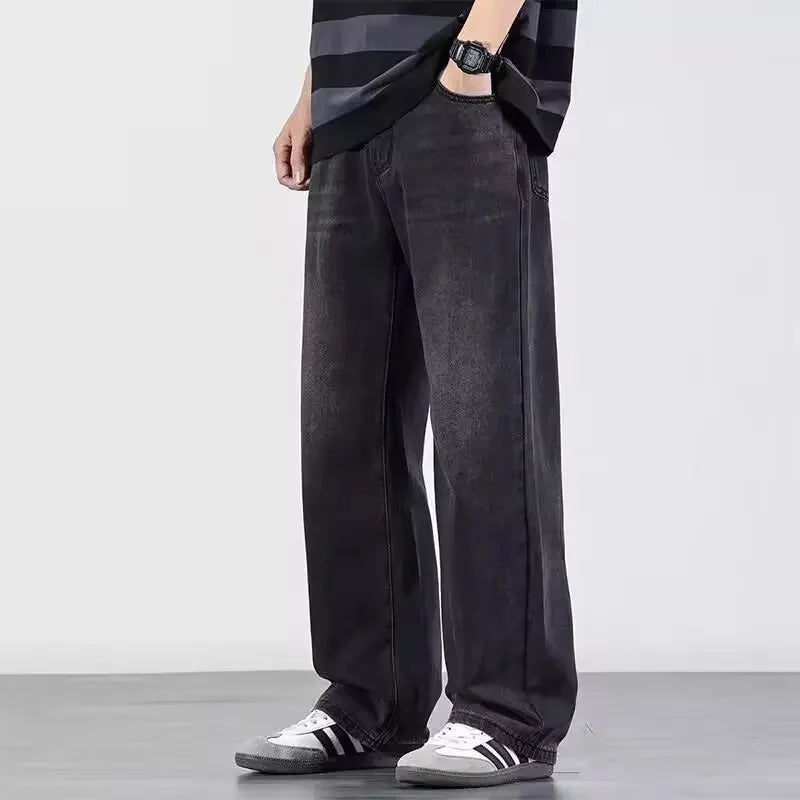Drune | Weite Baggy Jeans für Herren - Vintage-Stil