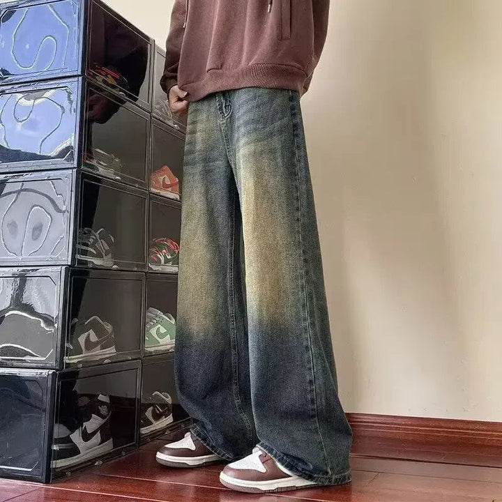 Drune | Weite Baggy Jeans für Herren - Vintage-Stil