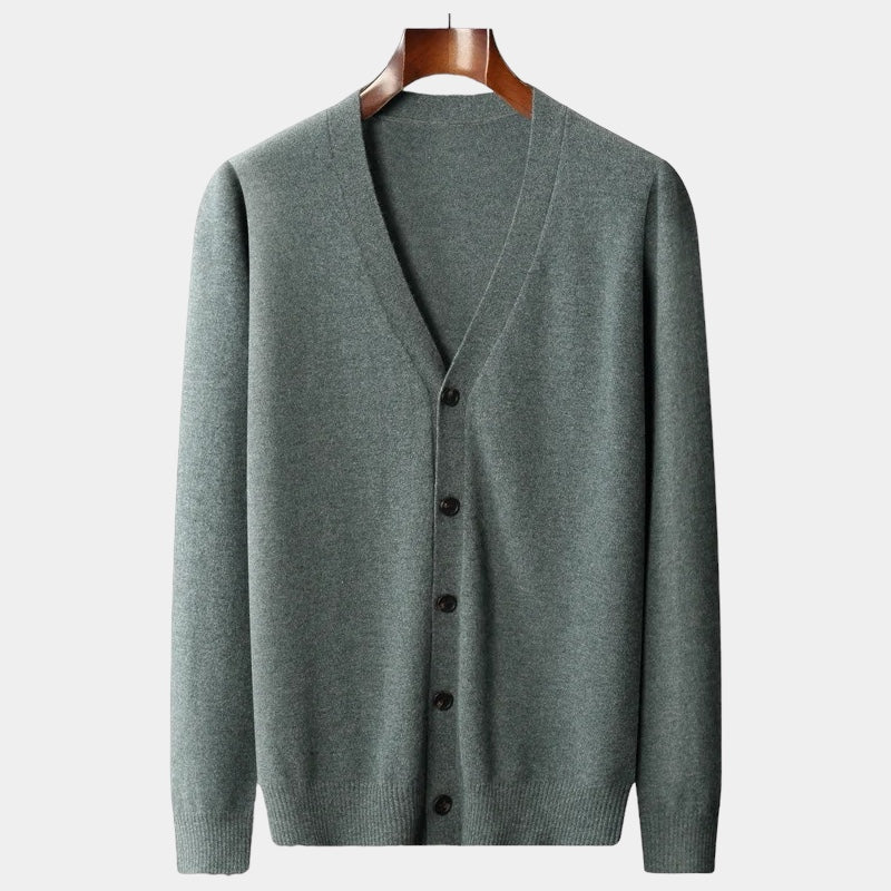 Drune | Herren Cardigan, Strick, Klassisches Knopfdesign - Leichtgewichtig