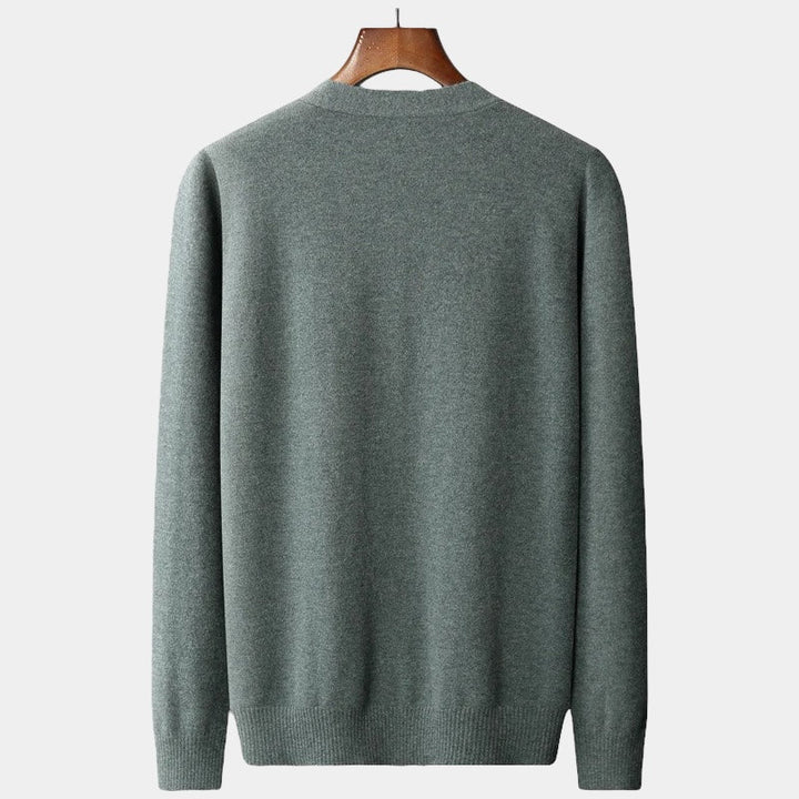 Drune | Herren Cardigan, gestrickt, klassisches Knopfdesign - leichtgewicht