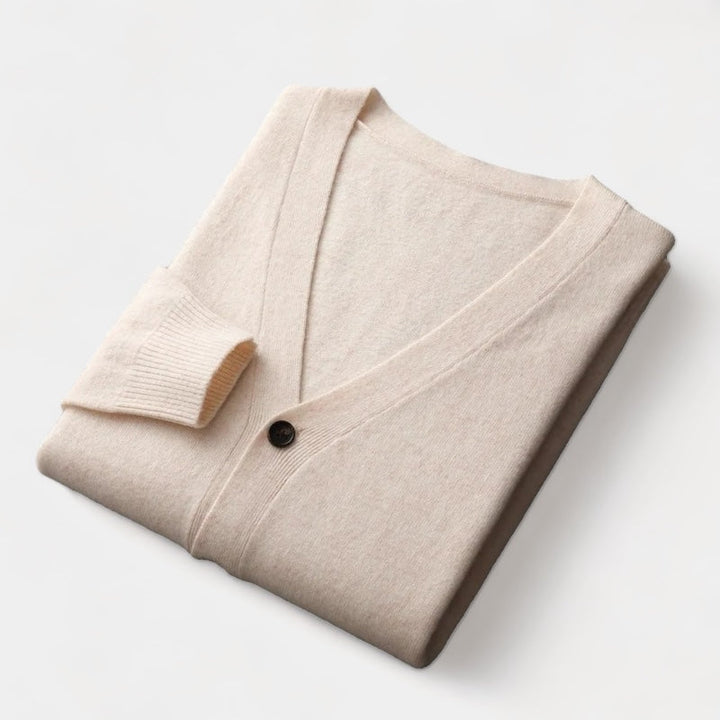 Drune | Herren Cardigan, gestrickt, klassisches Knopfdesign - leichtgewicht