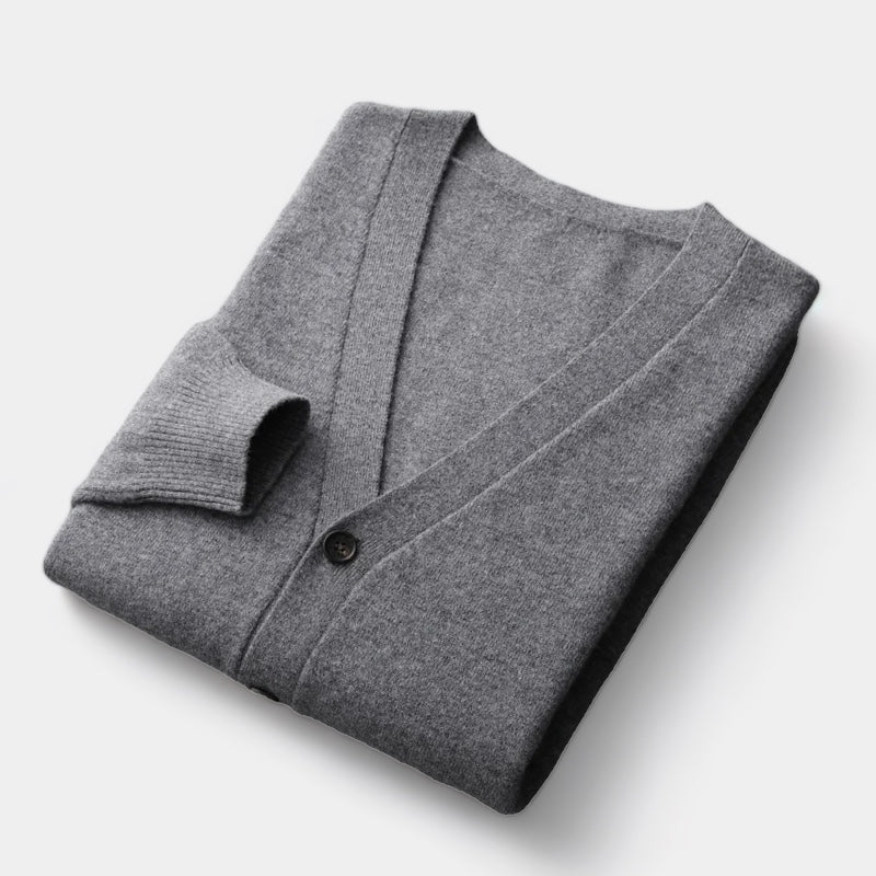 Drune | Herren Cardigan, Strick, Klassisches Knopfdesign - Leichtgewichtig