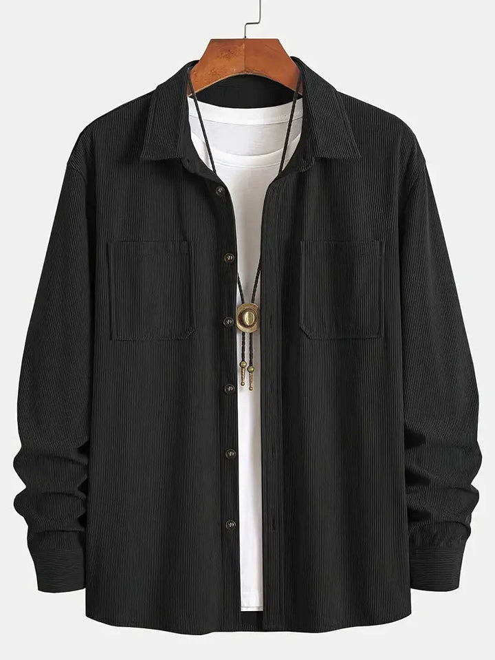 Drune | Cordjacke für Herren - Lässiger Schnitt mit Taschen