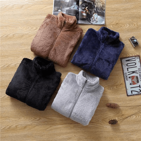 Drune | Herren Fleece-Jacke Slim Fit - Winter