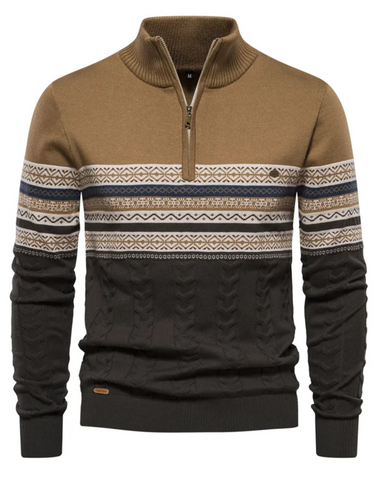 Drune | Herren Halbzip-Pullover - Reguläre Passform