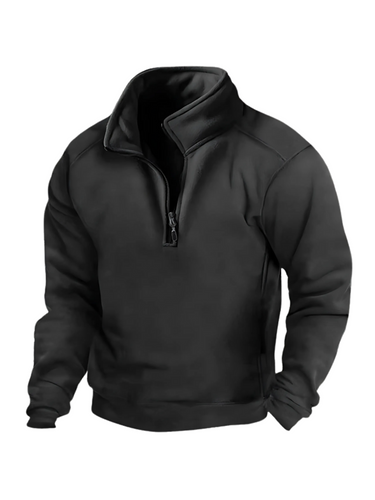 Drune | Herren Half Zip Sweatshirt - Winter Fit