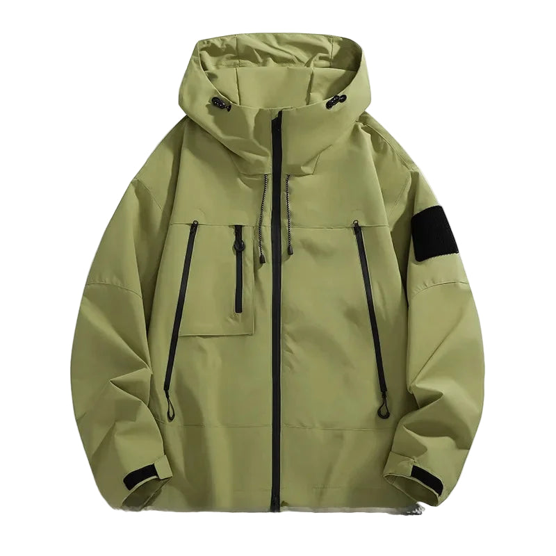 Drune | Herren Softshelljacke - Lockerer Schnitt mit Kapuze