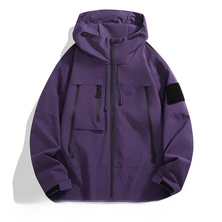 Drune | Herren Softshelljacke - Lockerer Schnitt mit Kapuze
