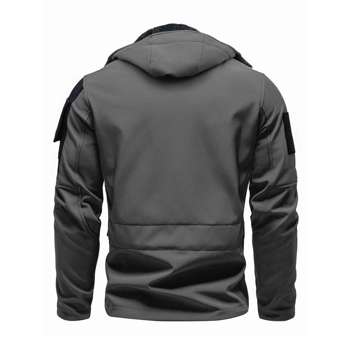 Drune | Herren Winter Softshell-Jacke - Mit Kapuze, Wasserabweisend