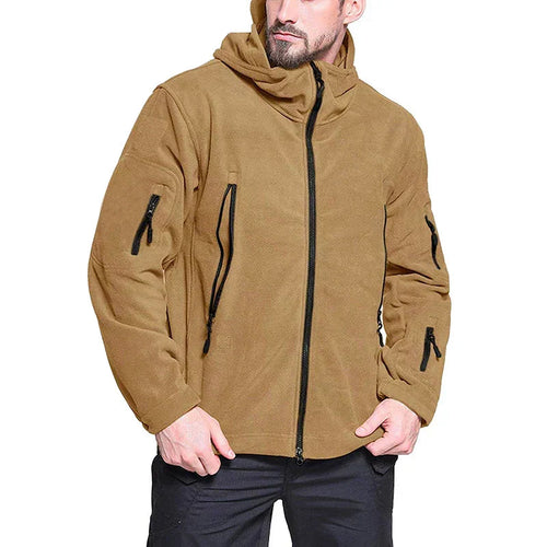 Drune | Herren wasserabweisende Softshell-Jacke - abnehmbare Kapuze