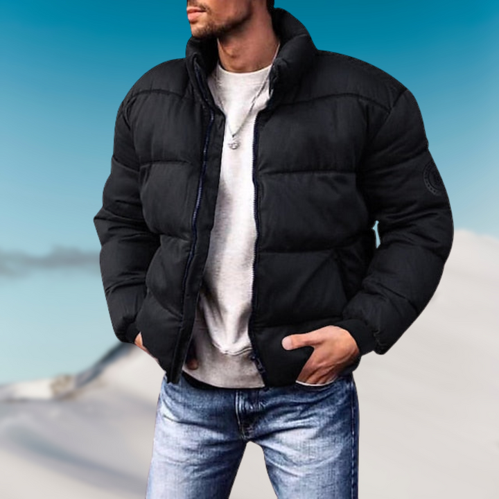 Drune | Klassische Herren Winter Pufferjacke mit modernen Details