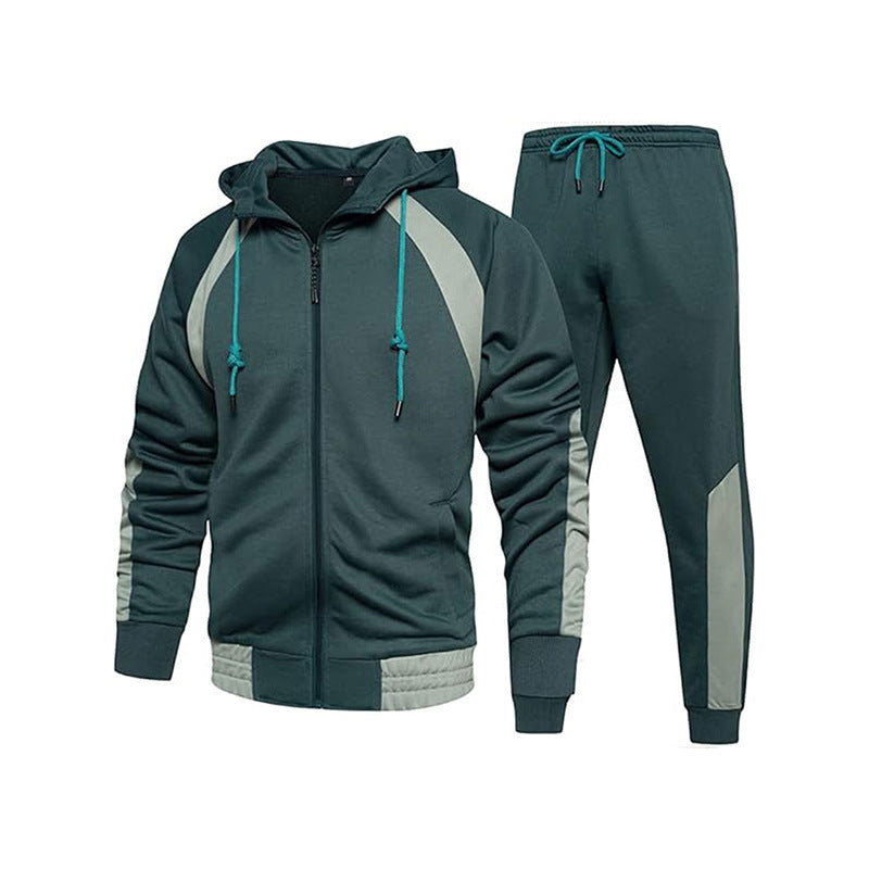 Drune | Herren Trainingsanzug, Kapuze, Atmungsaktives Material - Regulär Fit