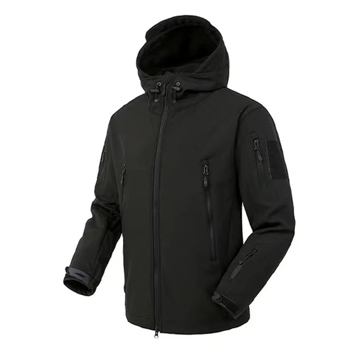Drune | Herren wasserdichte Fleecejacke - Kapuzen-Winterjacke